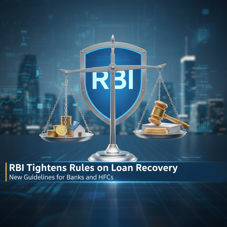 A professional image depicting a weighing scale with currency and a house on one side, and a gavel with documents on the other.