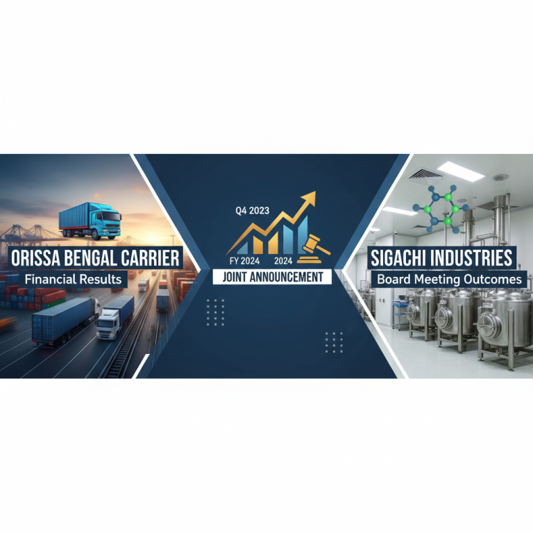 A professional image representing financial results and board meeting outcomes for two companies.