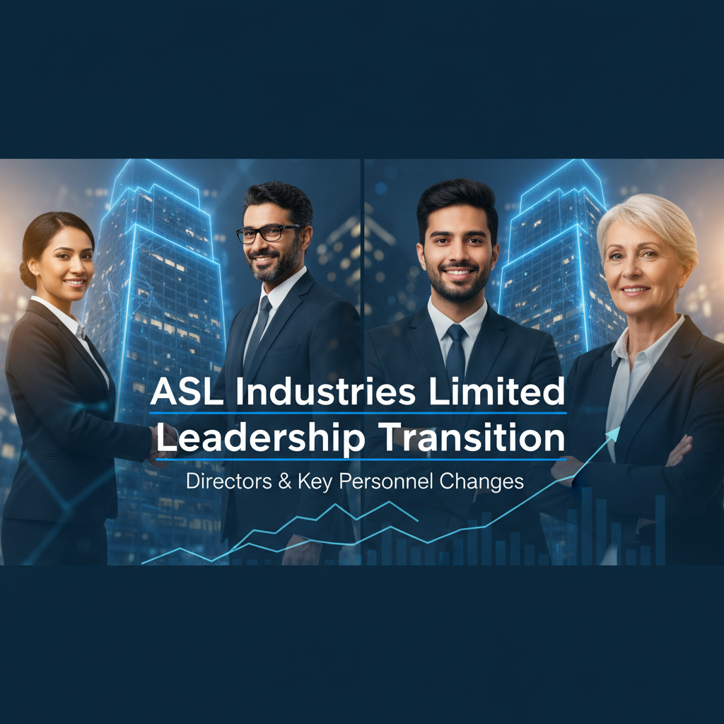 Four diverse business professionals with city skyline and growth graphs, representing executive changes.