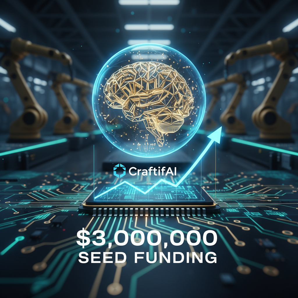 A professional, futuristic image depicting a glowing brain inside a sphere, rising above a circuit board.