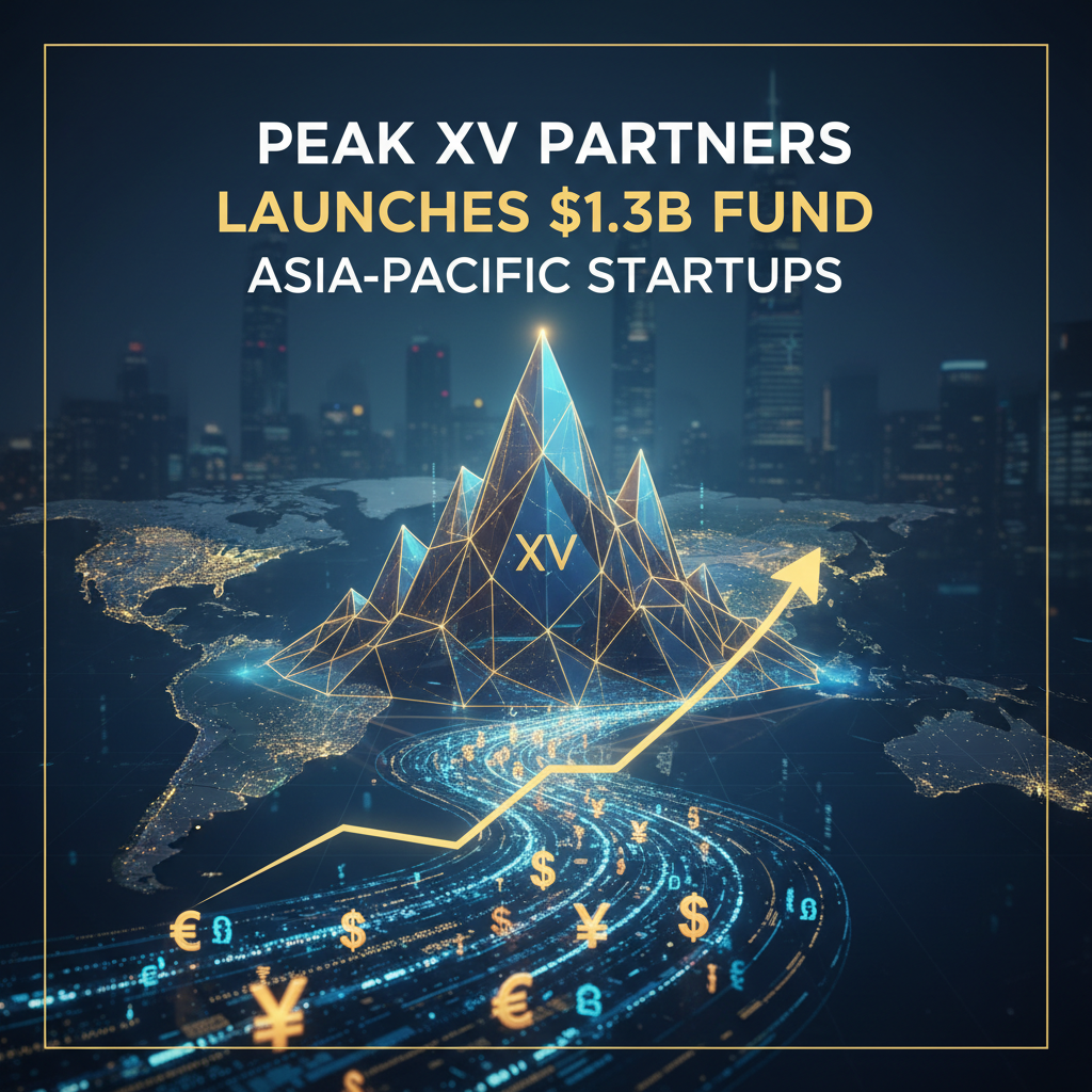 A professional, dark-themed image showing a stylized world map with illuminated Asia-Pacific region.