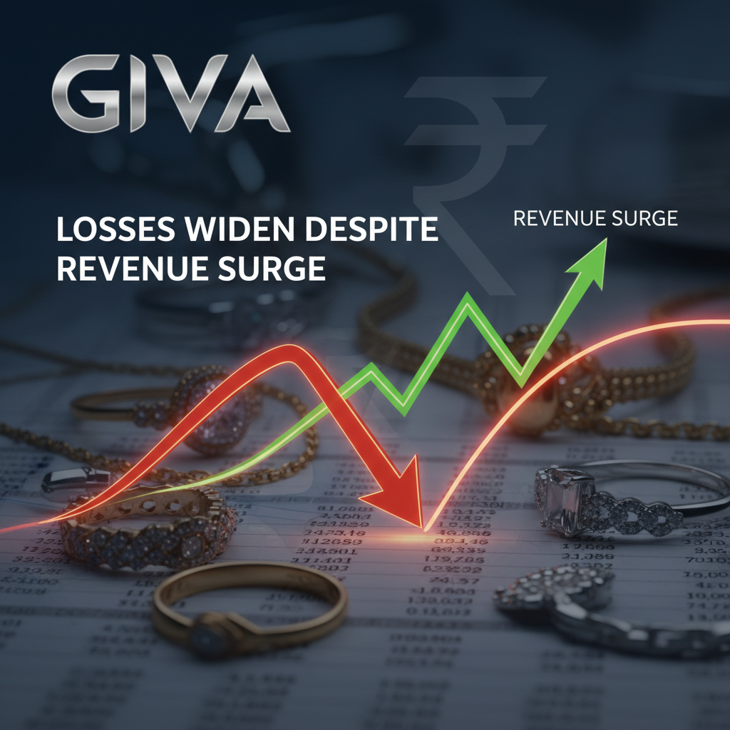 Image showing a downward red arrow and an upward green arrow on a graph, with jewelry and financial documents in the background.