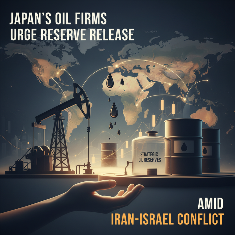 An oil pumpjack and barrels with a world map background, illustrating global energy policy and reserves.