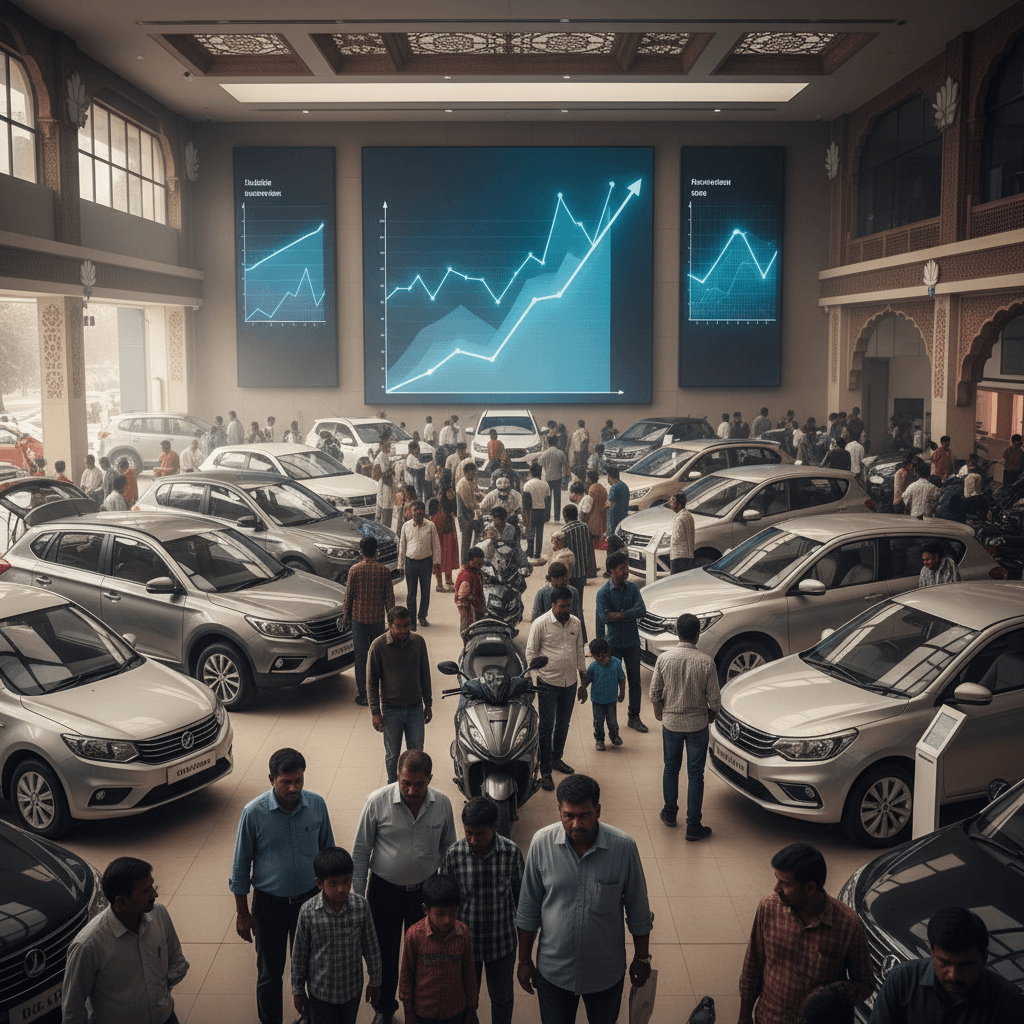 Indian Auto Sales Show Continued Growth, Signals of Moderation Emerge